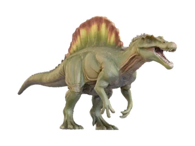 Spinosaurus Pose - Prehistoric 3D model, vytvořený pomocí AI