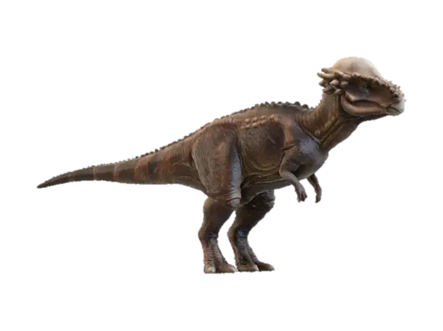 Pachycephalosaurus Portrait - Prehistoric 3D model, vytvořený pomocí AI