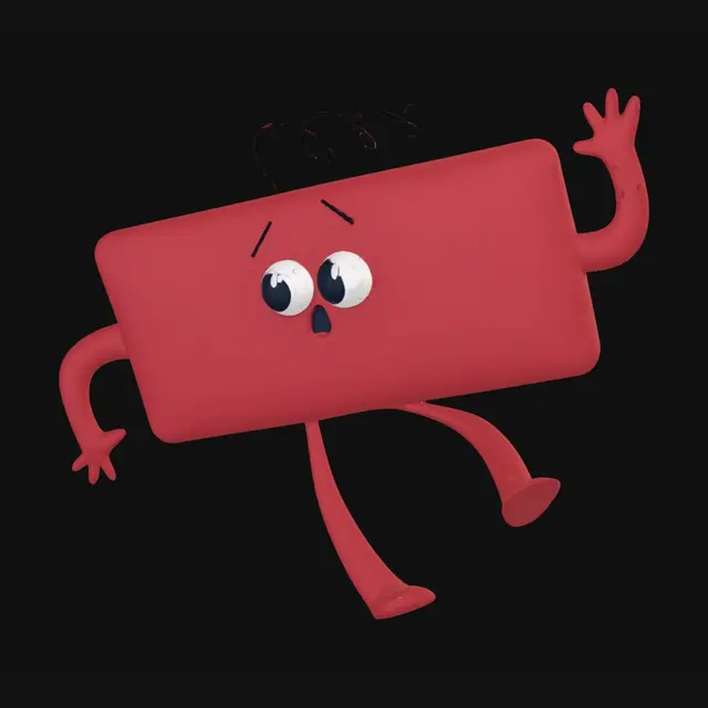 3D model for Running Red Rectangle