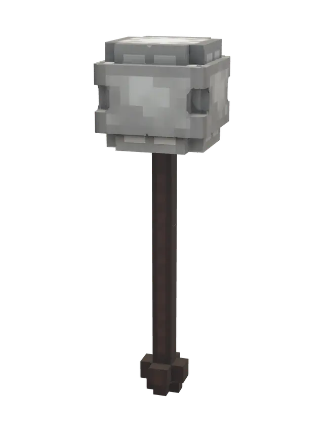 3D model for Stylized Minecraft Mace