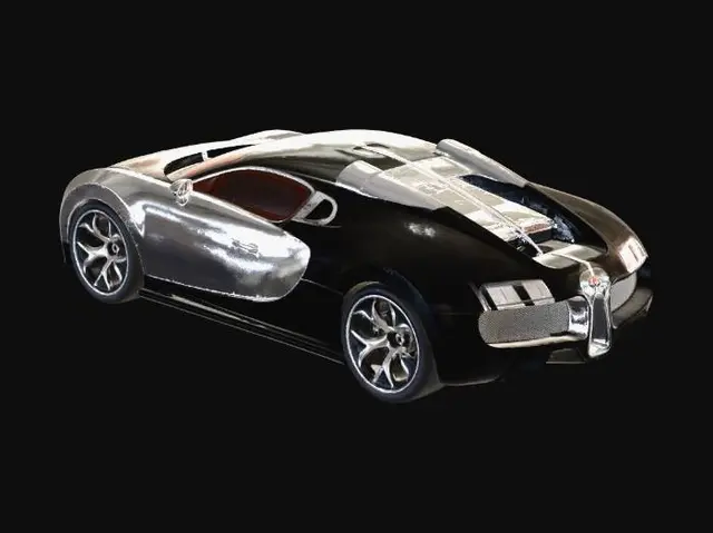 3D model for Two-Tone Bugatti Veyron Convertible