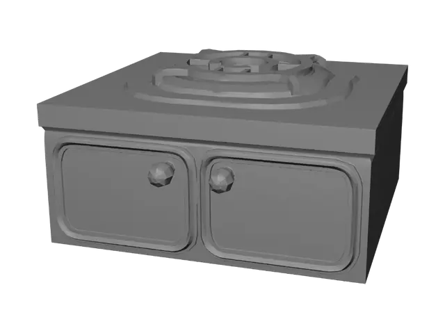 3D model for Miniature gas stove