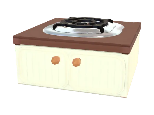 3D model for Miniature gas stove