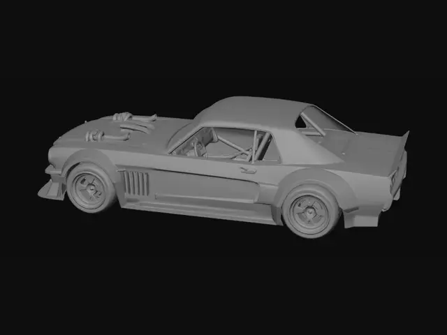 3D model for Starry Mustang Drift Car