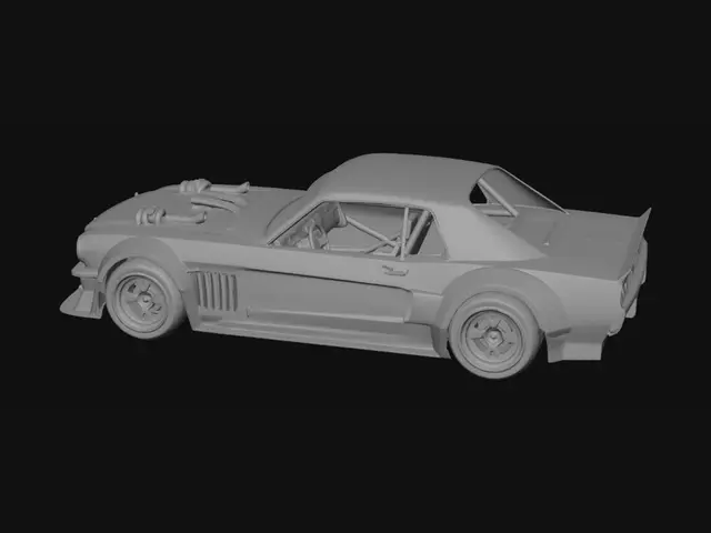 3D model for Starry Mustang Drift Car