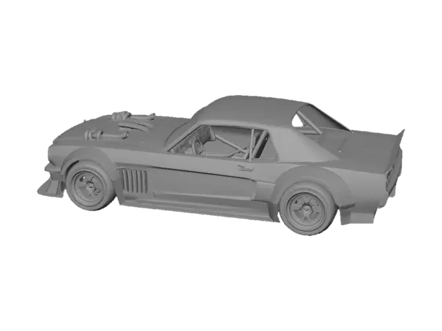3D model for Starry Mustang Drift Car