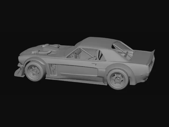 3D model for Starry Mustang Drift Car