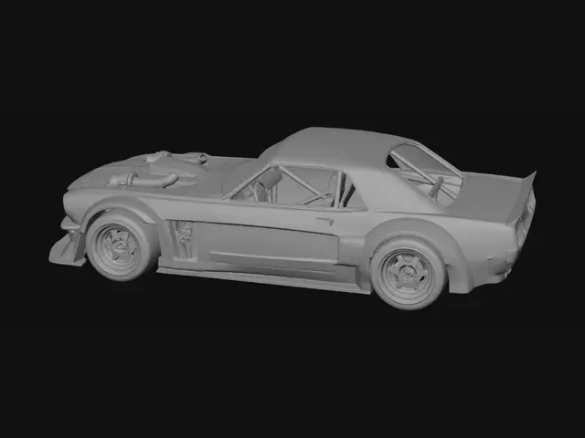 3D model for Starry Mustang Drift Car