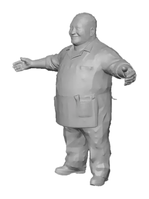 3D model for Portrait of the Happy Artisan