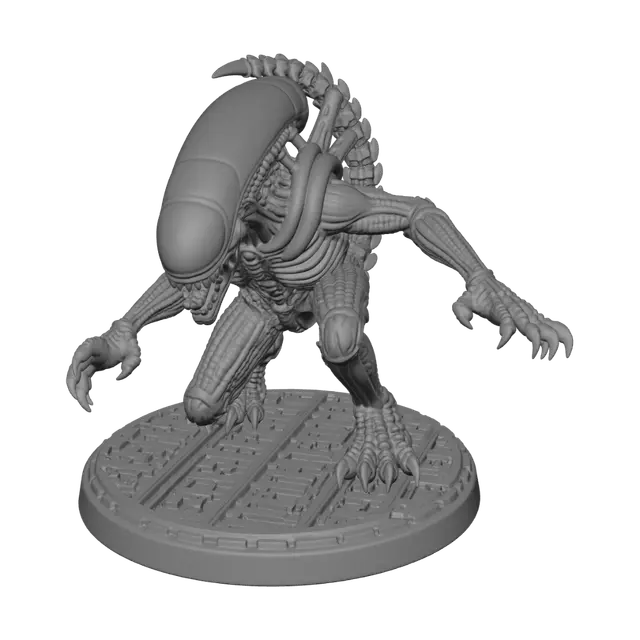 3D model for Xenomorph Warrior