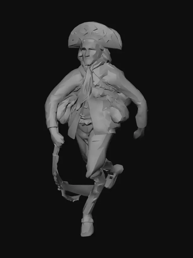 3D model for Uniforme de soldado brasileiro do início do século XX