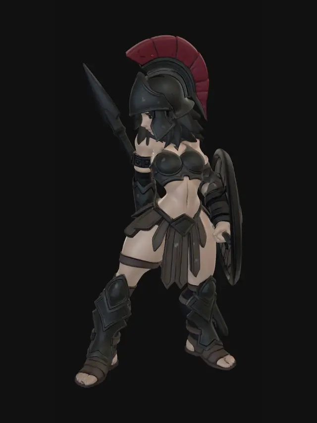 3D model for Crimson Crest Shieldmaiden