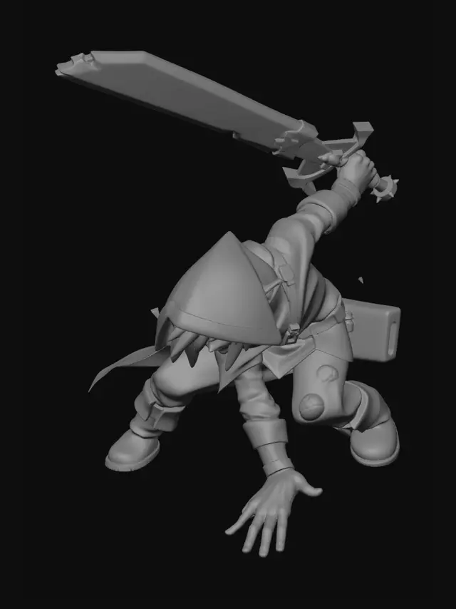 3D model for Silent Swordsman
