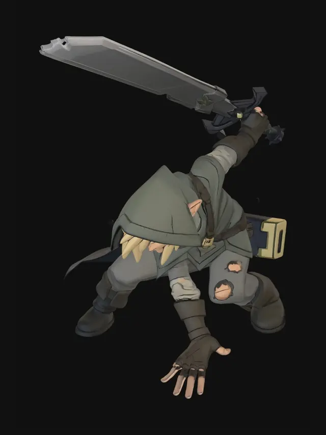 3D model for Silent Swordsman