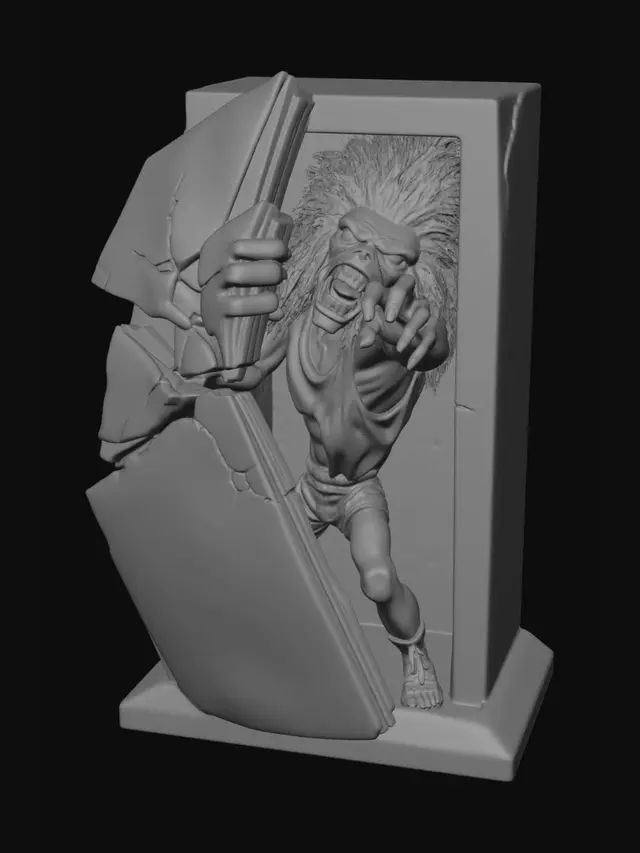 3D model for Emergence from the Purple Door