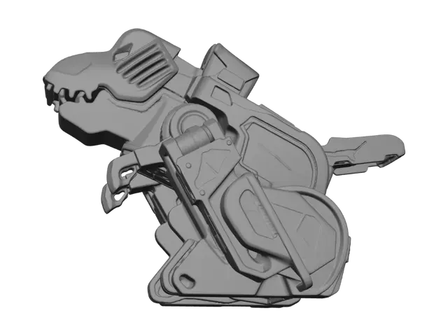 3D model for Green Claw Dino