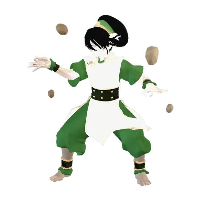 3D model for Earthbender's Resolve