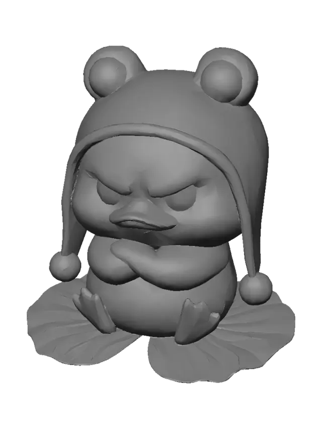 3D model for Duck in a Frog Hat