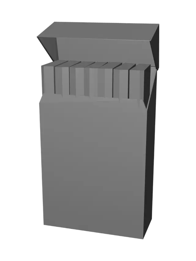 3D model for Cigarette Pack