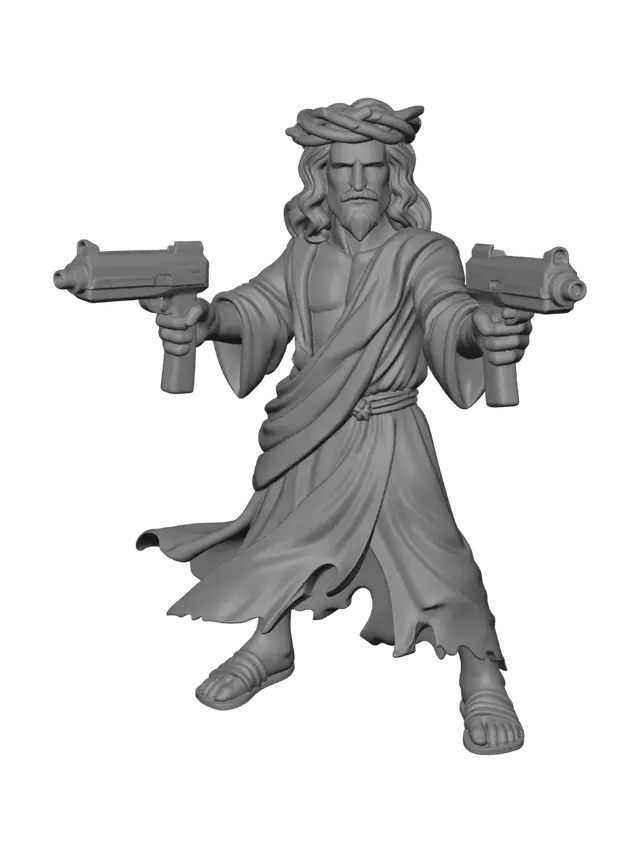 3D model for Gunslinger Jesus
