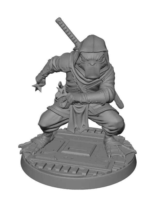 3D model for Hooded Plague Rat Assassin