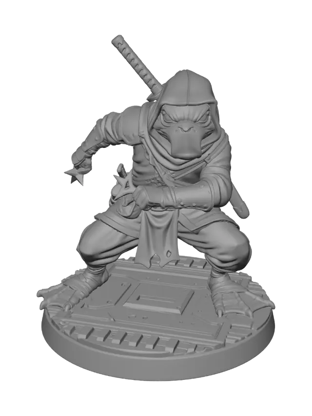 3D model for Hooded Plague Rat Assassin