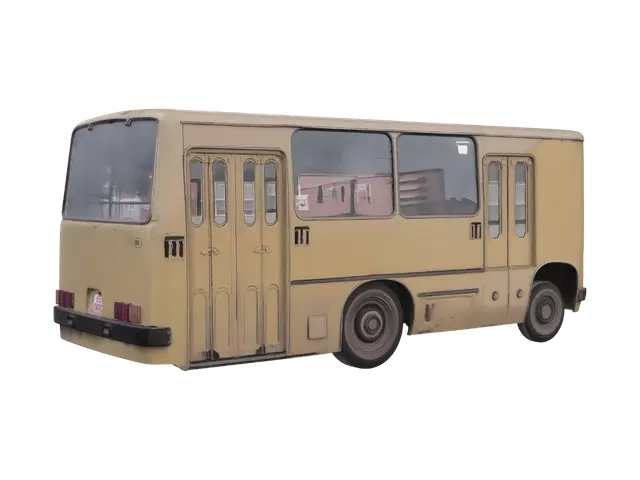 3D model for Vintage Yellow Bus