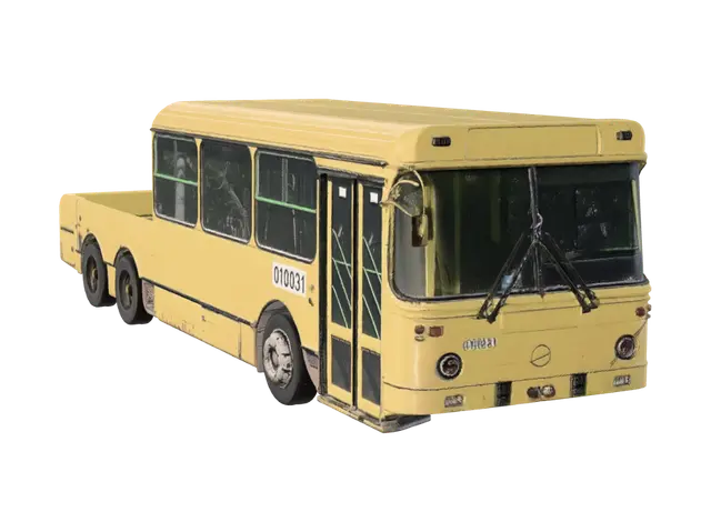 3D model for Yellow City Bus
