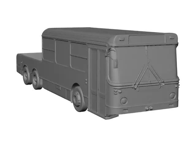 3D model for Yellow City Bus