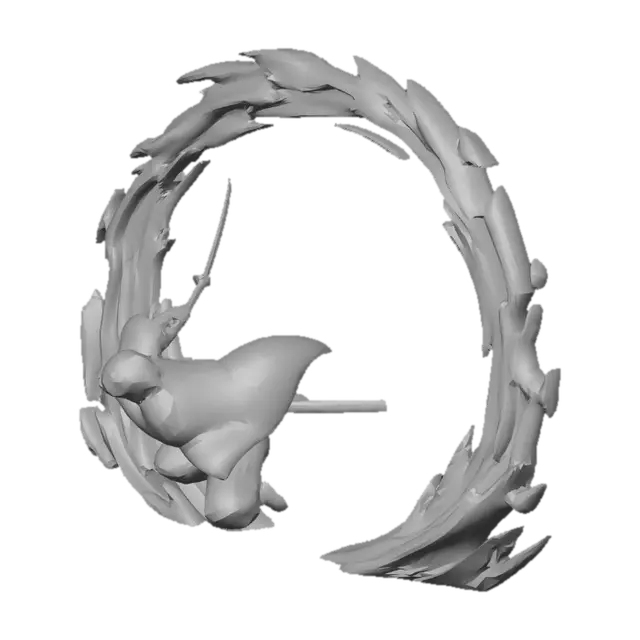 3D model for Dance du dieu du feu