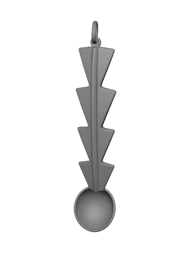 3D model for Arrowhead pendant necklace