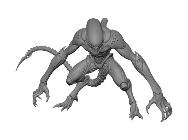 3D model for Ironclad Xenomorph