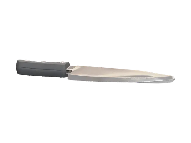 Knife Emoji - Clipart 3D model, vytvořený pomocí AI