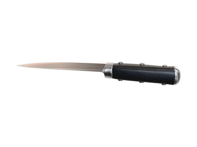 Realistic Knife Emoji 3D model, vytvořený pomocí AI