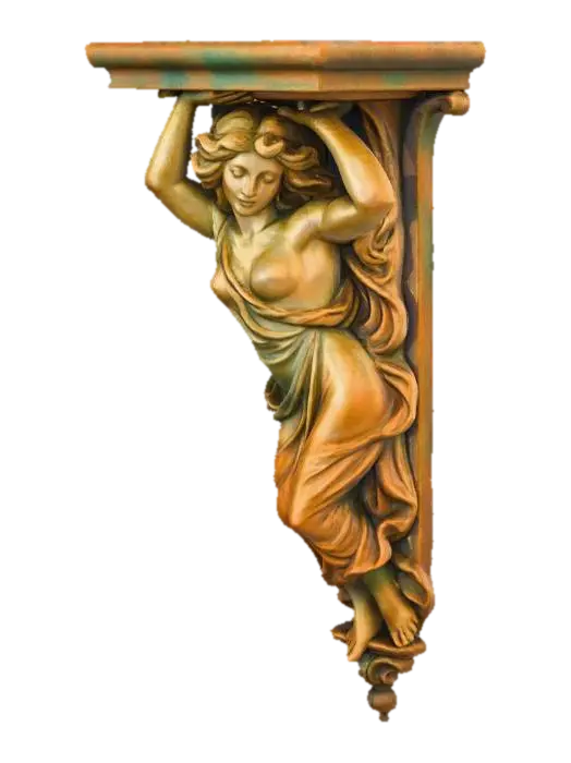 Ethereal Embrace - Corbel 3D model, vytvořený pomocí AI