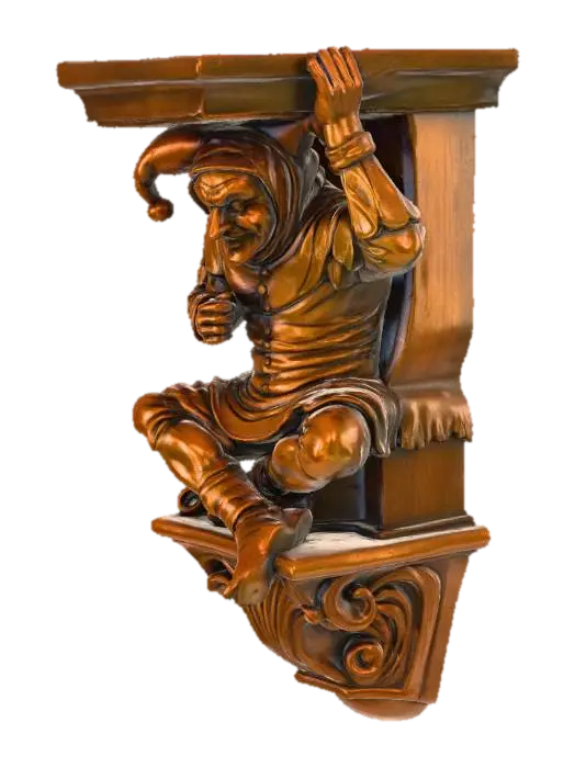 Jester's Perch 3D model, vytvořený pomocí AI