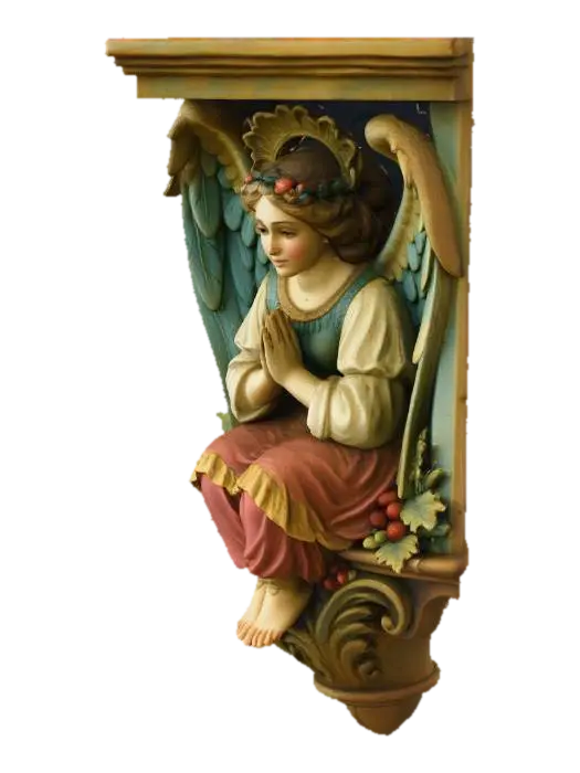 Heavenly Guardian2 3D model, vytvořený pomocí AI