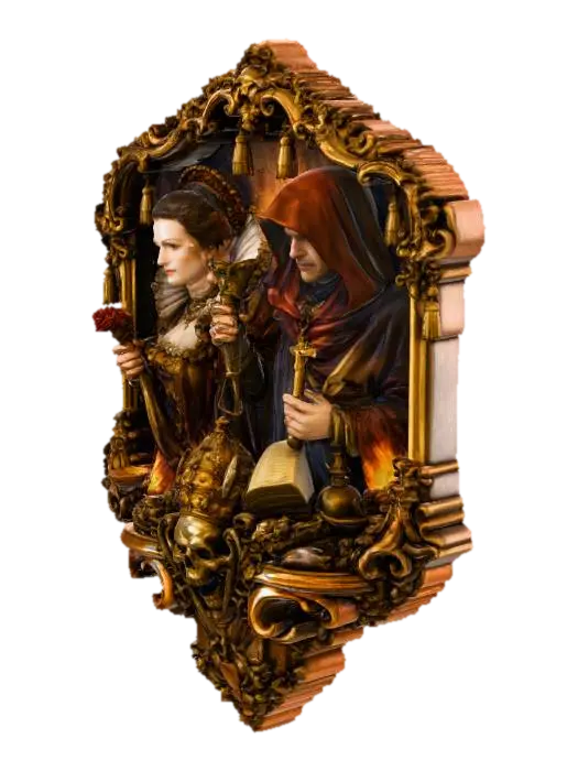 Eternal Vigilance 3D model, vytvořený pomocí AI