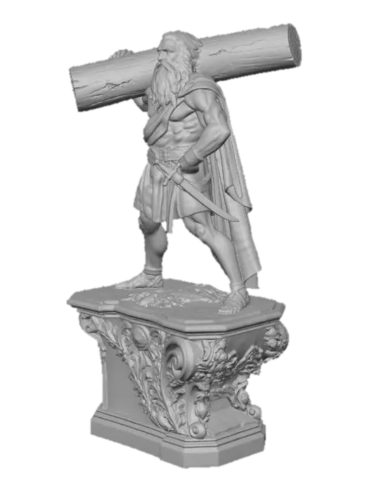 3D model for Highlander with Log