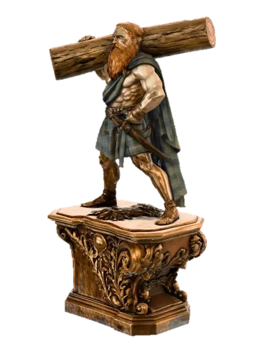 3D model for Highlander with Log