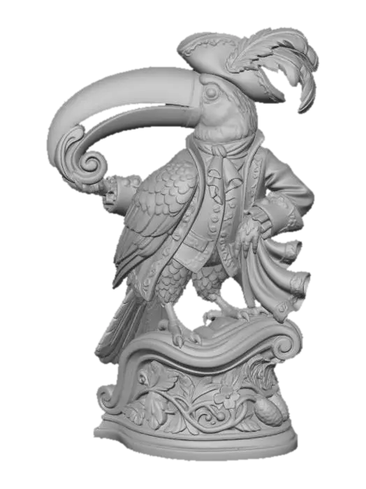 3D model for Aristocratic_Toucan