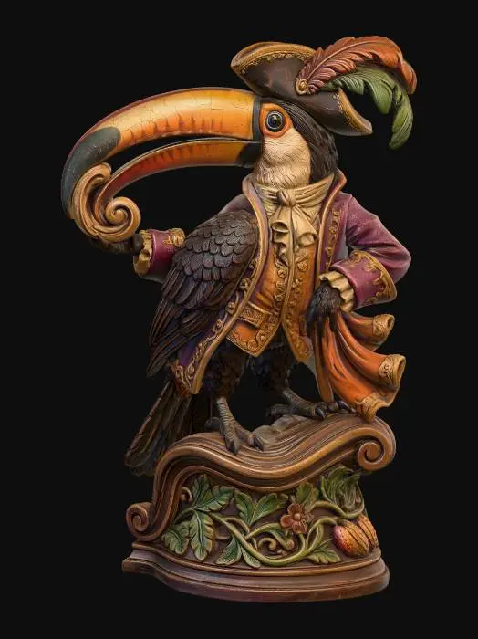 3D model for Aristocratic_Toucan