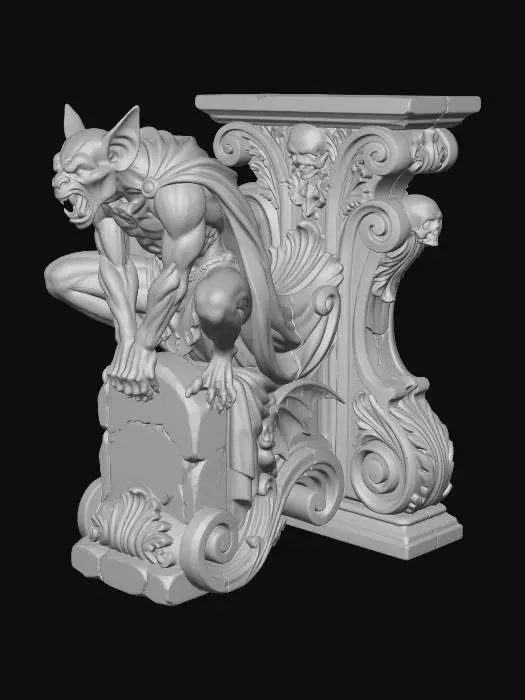 3D model for Nightwatch_Gargoyle