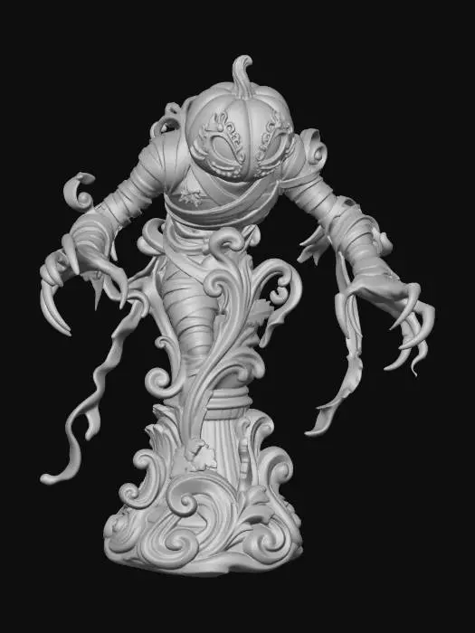 3D model for The_Carved_Pumpkin_Warden