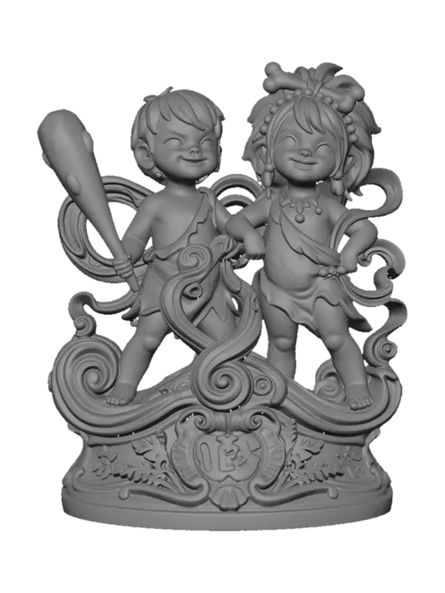 3D model for Stone Age Duo