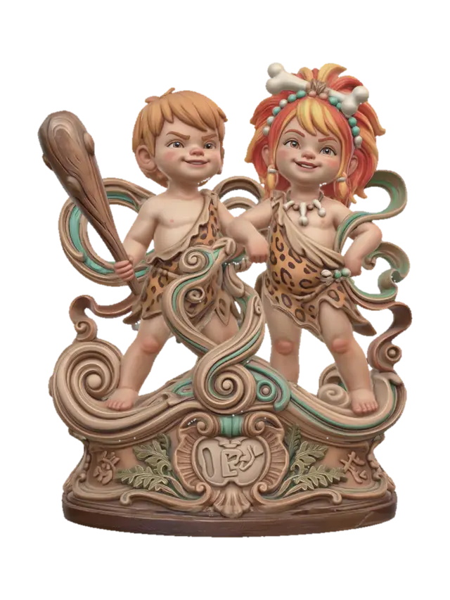 3D model for Stone Age Duo