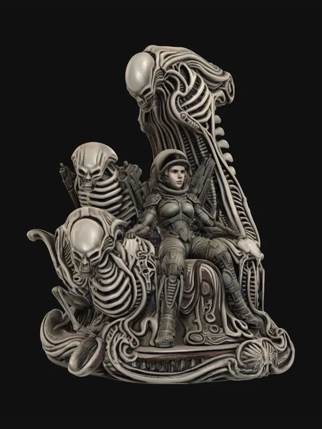 3D model for Warrior Among Skulls