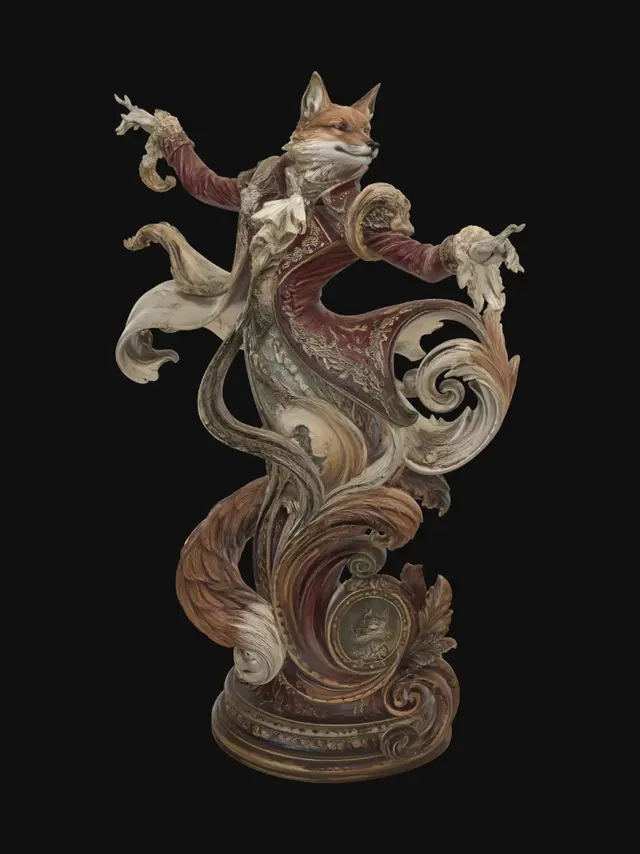 3D model for Baroque Fox Dancer