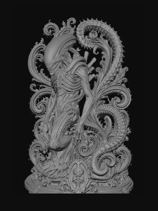 3D model for Voidspawn of the Iron Spiral