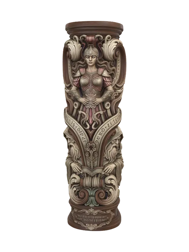 3D model for Weary Wizard and Warrior Maiden Console